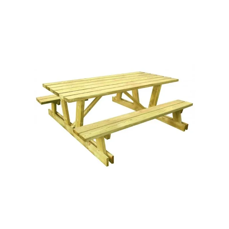 Table de picnic en bois spécial montagne