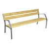 Banc urbain : découvrez le modèle Similar en pin pour vos espaces verts