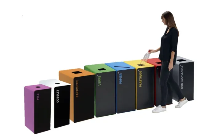 Poubelle intérieure de tri sélectif