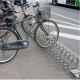 Support rack à vélo spirale