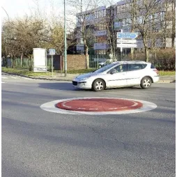 Mini giratoire en caoutchouc