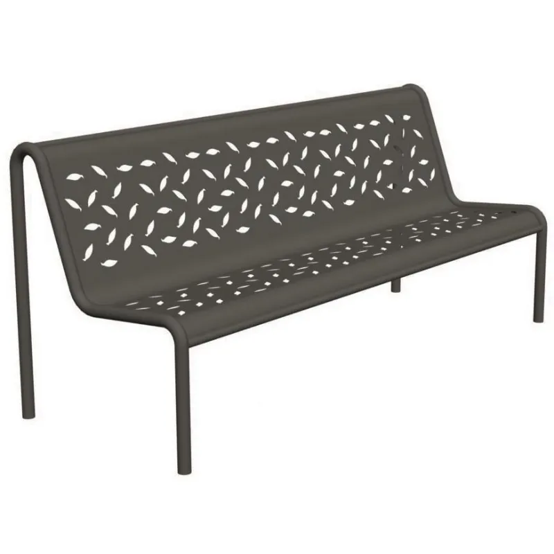 Banc public en métal Tubular