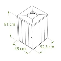 Poubelle extérieure Gardenia Poubelle extérieure Gardenia