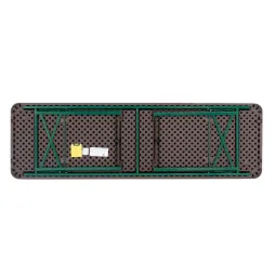 Pieds rabattables et clipsables sous le plateau Pieds rabattables et clipsables sous le plateau