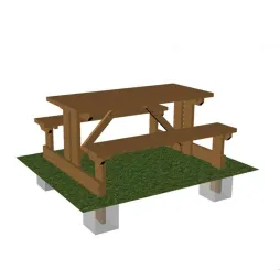 Table pique nique à sceller ou à poser