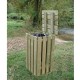 Corbeille campagnarde en bois 100 litres