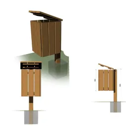 Poubelle publique autoclave classe 4