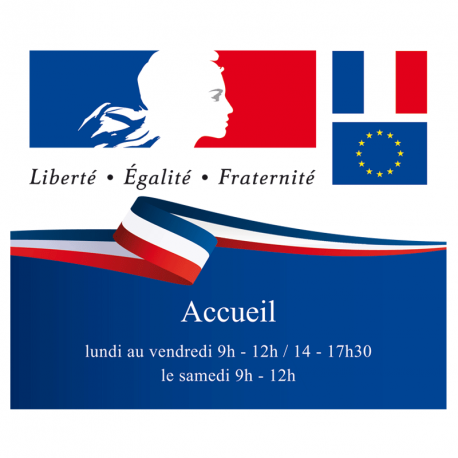 Plaque devise française personnalisée paysage