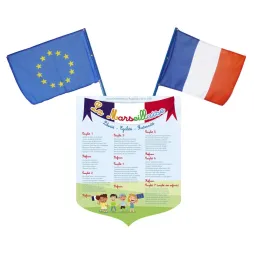 Écusson porte drapeaux la Marseillaise