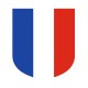 Écusson porte drapeaux pour extérieur, drapeau français