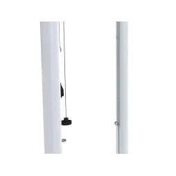 Poteaux de volley avec réglage à l'extérieur du court