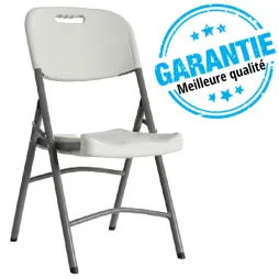 Chaise pliante pliante en polypro - Leader Equipements