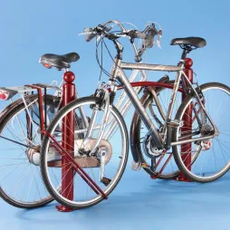 Barrière pour 2 vélos