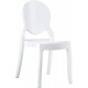 Chaise empilable en polyamide blanche