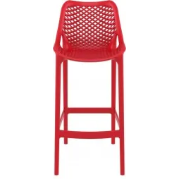 Chaise haute rouge assise 75 cm 