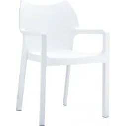Fauteuil blanc intérieur et extérieur Fauteuil blanc intérieur et extérieur