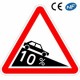 Panneau de circulation annonçant une descente dangereuse (A16)