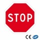 Panneau routier octogonal indiquant un STOP obligatoire