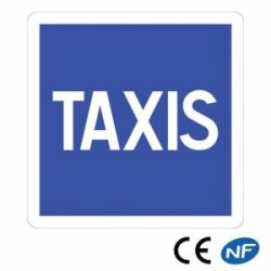 Panneau de circulation pour indication d'une station de taxis