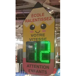 Radar limiteur de vitesse spécial école
