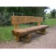 Un beau banc en bois massif de fabrication française, bois PEFC autoclave IV