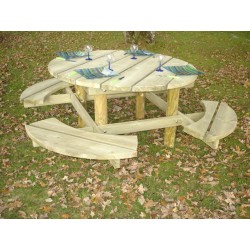 Table de picnic en bois Bosquet
