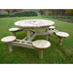 Table pique-nique en bois Modèle Forest