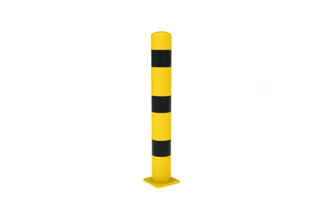 Potelet de protection jaune et noir