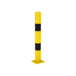 Potelet de protection jaune et noir