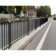 Barrière à barreaux en acier galvanisé avec peinture (15 barreaux)