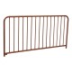 Barrière à barreaux en acier galvanisé avec peinture (15 barreaux)