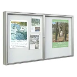 Vitrine extérieure 1000 - Double Battants