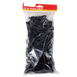 Sachet de 5 m de chaînette en plastique noir
