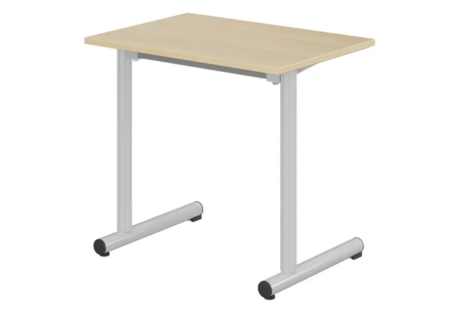 Table scolaire 70x50 cm - Piètement rond