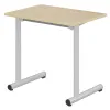 Table scolaire 70x50 cm - Piètement rond