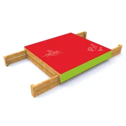 Bac à sable avec couvercle pour école maternelle