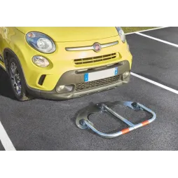 Barrière de parking spécial fixation sur macadam