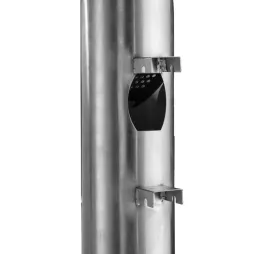 Cendrier extérieur en inox - fixation murale