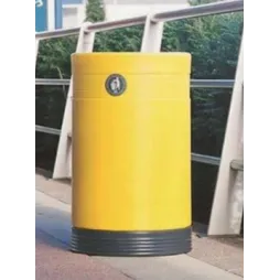 Poubelle urbaine en plastique