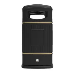 Corbeille anti-vandalisme en polyéthylène Corbeille anti-vandalisme en polyéthylène