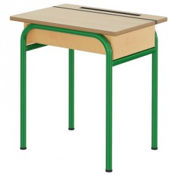 Table scolaire en bois - 4 pieds