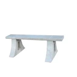 Banc sans dossier en recyclé