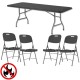 Lot de 20 tables + 60 chaises polypro M2 Grey Edition®