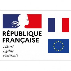 Plaque devise française paysage