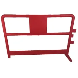 Barrière de chantier rouge