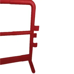 Barrière de chantier rouge