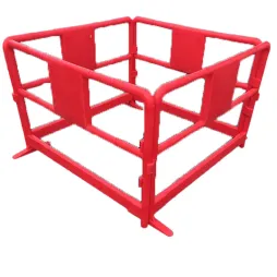 Barrière de chantier rouge