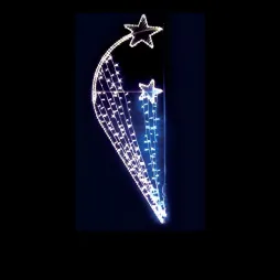 Visuel du Décor lumineux Tango étoilé - Décoration de Noël pour candélabre - Leader Equipements