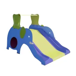 Toboggan éléphant bleu ou rose enfant Toboggan éléphant bleu ou rose enfant