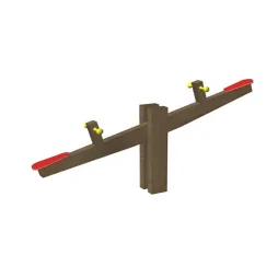 Balançoire horizontale en bois